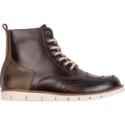 Helstons Liberty Leather Aniline Ciré Brown Wax