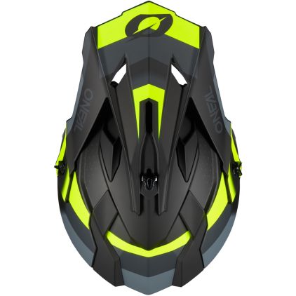 O'NEAL 2Series Spyde V23 Zwart Grijs Geel Crosshelm - Chromeburner