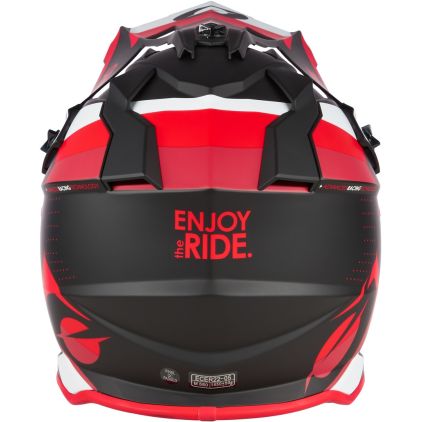 O'NEAL | motorcrosshelm | MX Enduro | ABS-schaal, veiligheidsstandaard ECE 2205, ventilatieopeningen voor optimale ventilatie en koeling | 2SRS-helm Spyde 20 | Volwassen | Blauw/wit/geel | Maat M