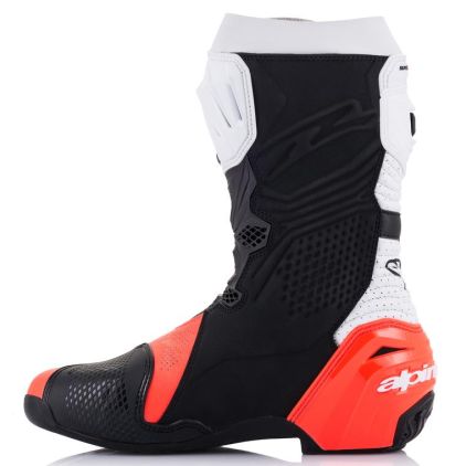 Alpinestars Supertech R Vented 2021 Black White Red Fluo