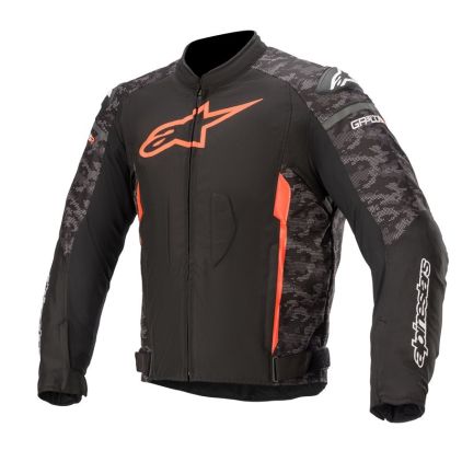 Alpinestars T-GP Plus R V3 Zwart Camo Rood Fluo