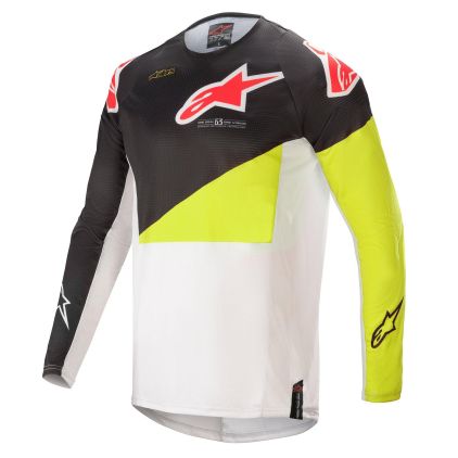 Alpinestars Techstar Factory Zwart Geel Fluo Wit