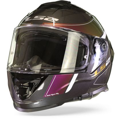 LS2 FF800 Storm Velvet Zwart Rainbow Integraalhelm