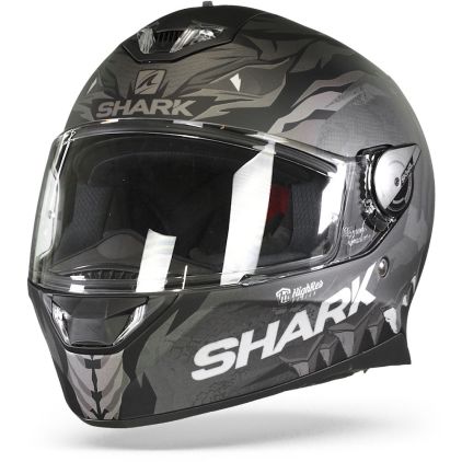 Shark Skwal 2 Iker Lecuona Mat Zwart Antraciet Zilver KAS Integraalhelm