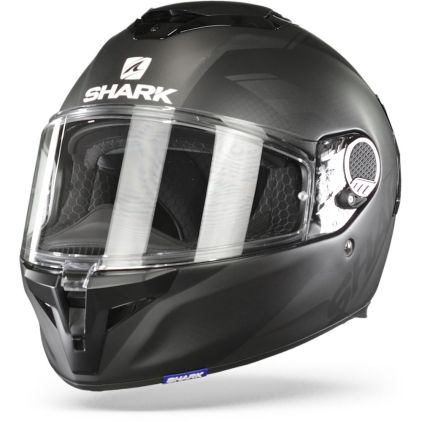 Shark Spartan GT Blank Mat Bcl. Micr. Zwart Antraciet Anthracite KAAIntegraalhelm
