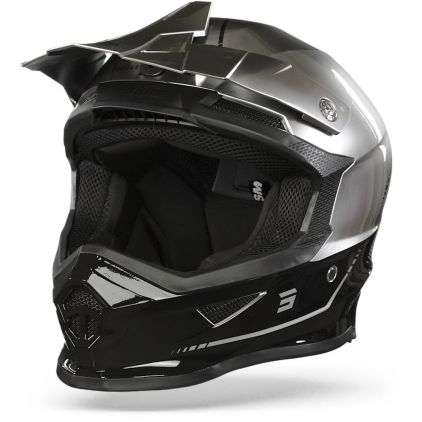 SHOT Furious Raw 3.0 Chrome Glanzend Crosshelm