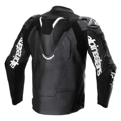 Alpinestars Atem V5 Leren Jas Zwart Wit - Chromeburner