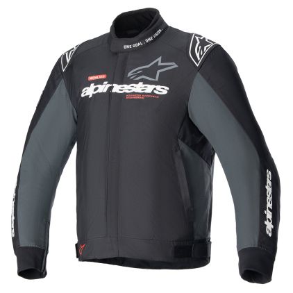 Alpinestars Monza-Sport Jas Zwart Teer Grijs