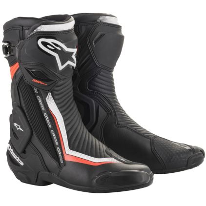 Alpinestars SMX Plus V2 Zwart Wit Rood Fluo
