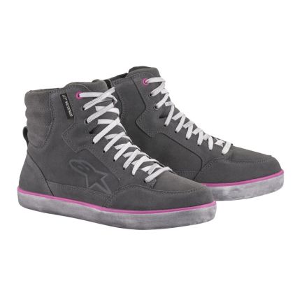 Alpinestars J-6 Waterdicht Lady Licht Grijs Fuchsia
