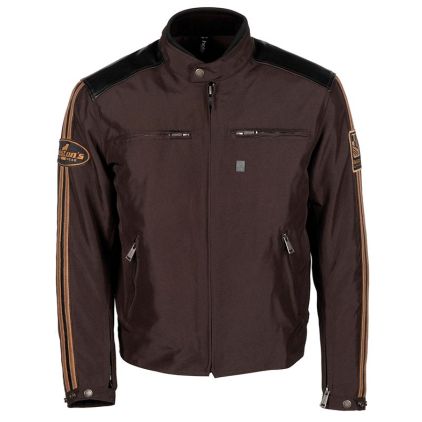 Helstons ACE Tissu-Cuir Marron