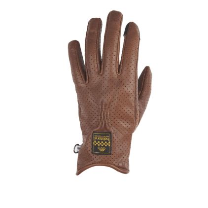 Helstons Condor Air Summer Leather Chocolate Black Gloves