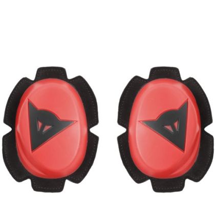 Dainese Pista Fluo Rood Zwart Kneesliders