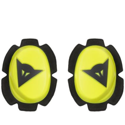 Dainese Pista Fluo Geel Zwart Kneesliders