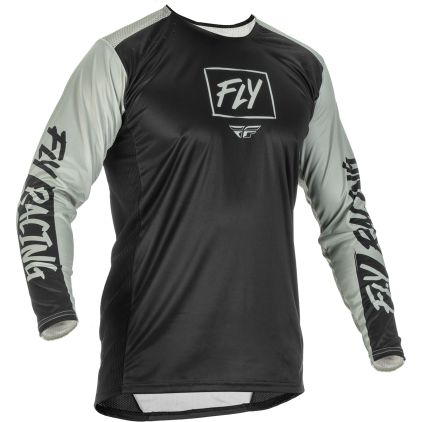 FLY Racing Lite Jersey Black Grey