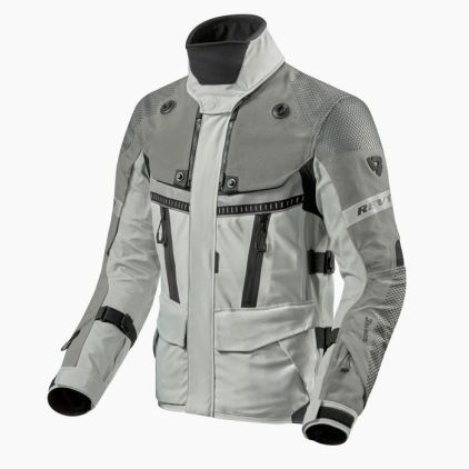 REV'IT! Dominator 3 GTX Silver Anthracite Motorcycle Jacket
