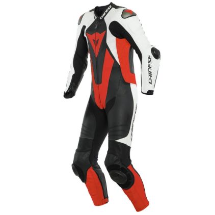 Dainese Laguna Seca 5 Zwart Wit Fluo Rood 1 Piece