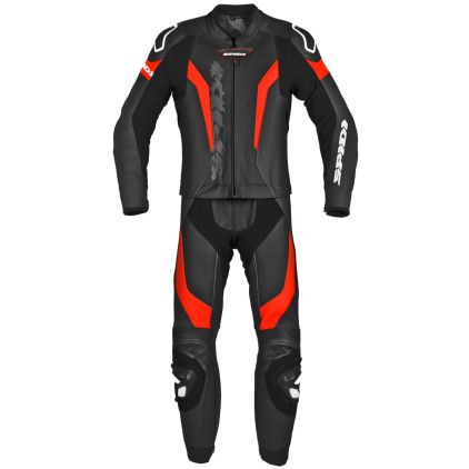Spidi Laser Touring Black Fluo Red 2 Piece