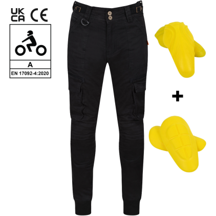 Motogirl Lara Cargo Black