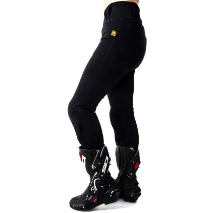 MotoGirl Ribbed Knees Short Full Kevlar