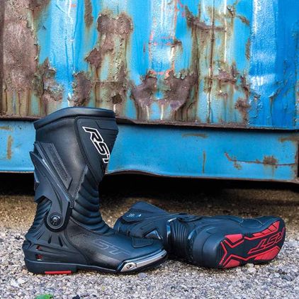 RST Tractech Evo 3 ライディングブーツ ブラック RST Tractech Evo III Ce Mens Boot Black Black - Chromeburner