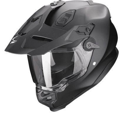 Scorpion Adf-9000 Air Solid Mat Parel Zwart Integraalhelm