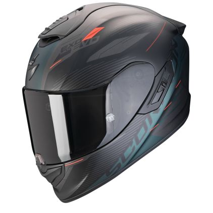 Scorpion EXO-1400 Evo II Air Luma Mat Zwart Groen Integraalhelm