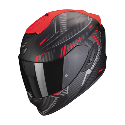 Scorpion Exo-1400 Evo Air Shell Matt Zwart-Rood Integraalhelm