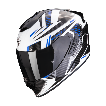 Scorpion Exo-1400 Evo Air Shell Wit-Blauw Integraalhelm
