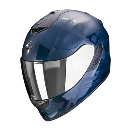 Scorpion Exo-1400 Evo Carbon Air Cerebro Blauw Integraalhelm