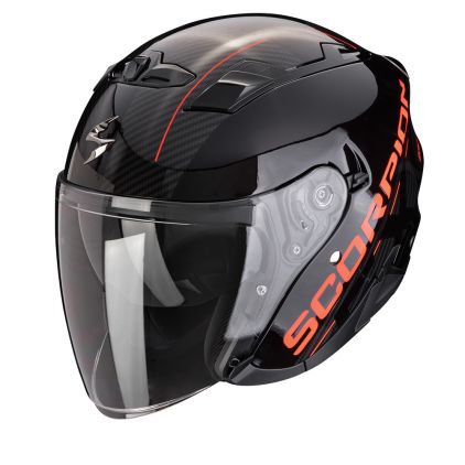Scorpion EXO-230 QR Zwart Rood Jet Helm