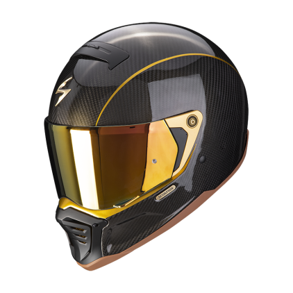Scorpion EXO-HX1 Carbon Se Zwart-Goud Integraalhelm