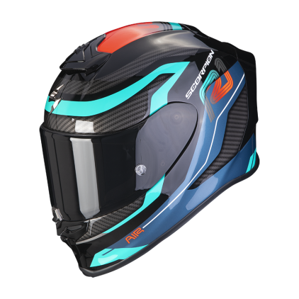 Scorpion Exo-R1 Evo Air Vatis Zwart-Blauw-Rood Integraalhelm