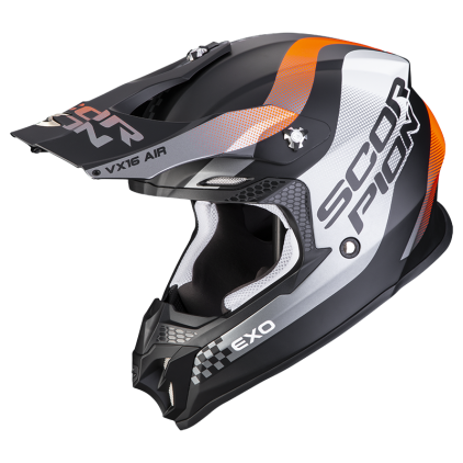 Scorpion Vx-16 Evo Air Soul Matt Black-Orange
