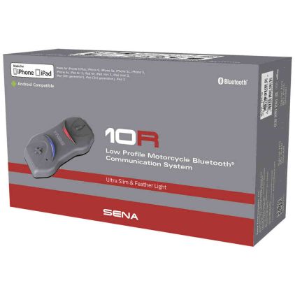 SENA 10R SINGLE PACK BLUETOOTH COMMUNICATIESYSTEEM
