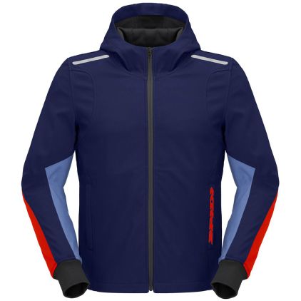 Spidi Hoodie Armor Light Navy Rood