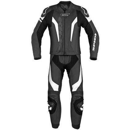 Spidi Laser Touring Short Tweedelig Racepak Wit Zwart