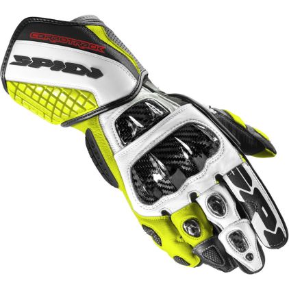 Spidi Carbo Track Evo Zwart Wit Fluo Geel