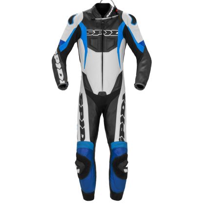 SPIDI SPORT WARRIOR PERFORATED PRO WHITE BLUE ONE PIECE RACING SUIT