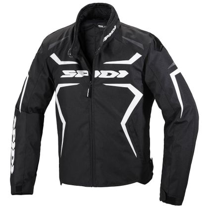 Spidi Sportmaster H2Out Black White Motorcycle Jacket