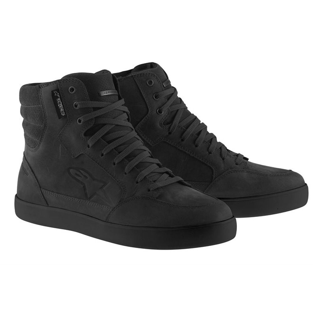 Alpinestars J-6 Zwart Waterbestendige Motorschoenen - Chromeburner
