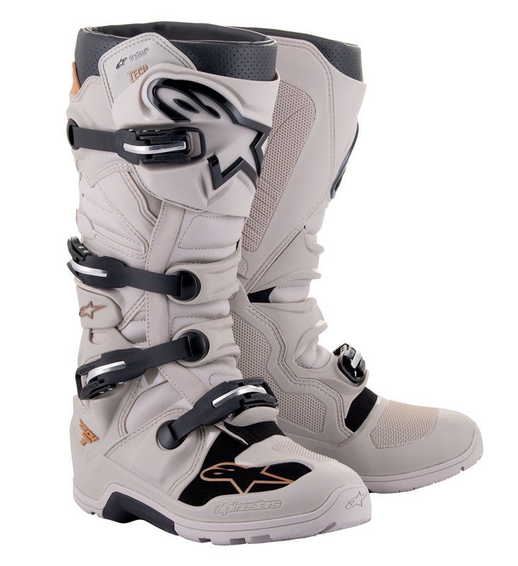 Alpinestars Tech 7 Enduro Drystar Gray Sand - Chromeburner