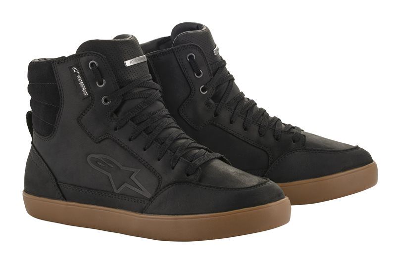 10969ぞのーん Alpinestars J-6 Zwart Gum Waterdichte Motorschoenen - Chromeburner
