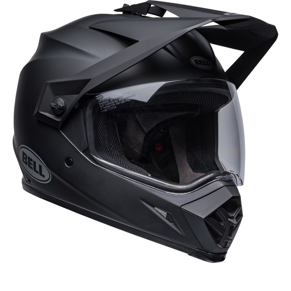 Bell Mx-9 Adv Mips Solid Matte Black Helmet Full Face - Chromeburner
