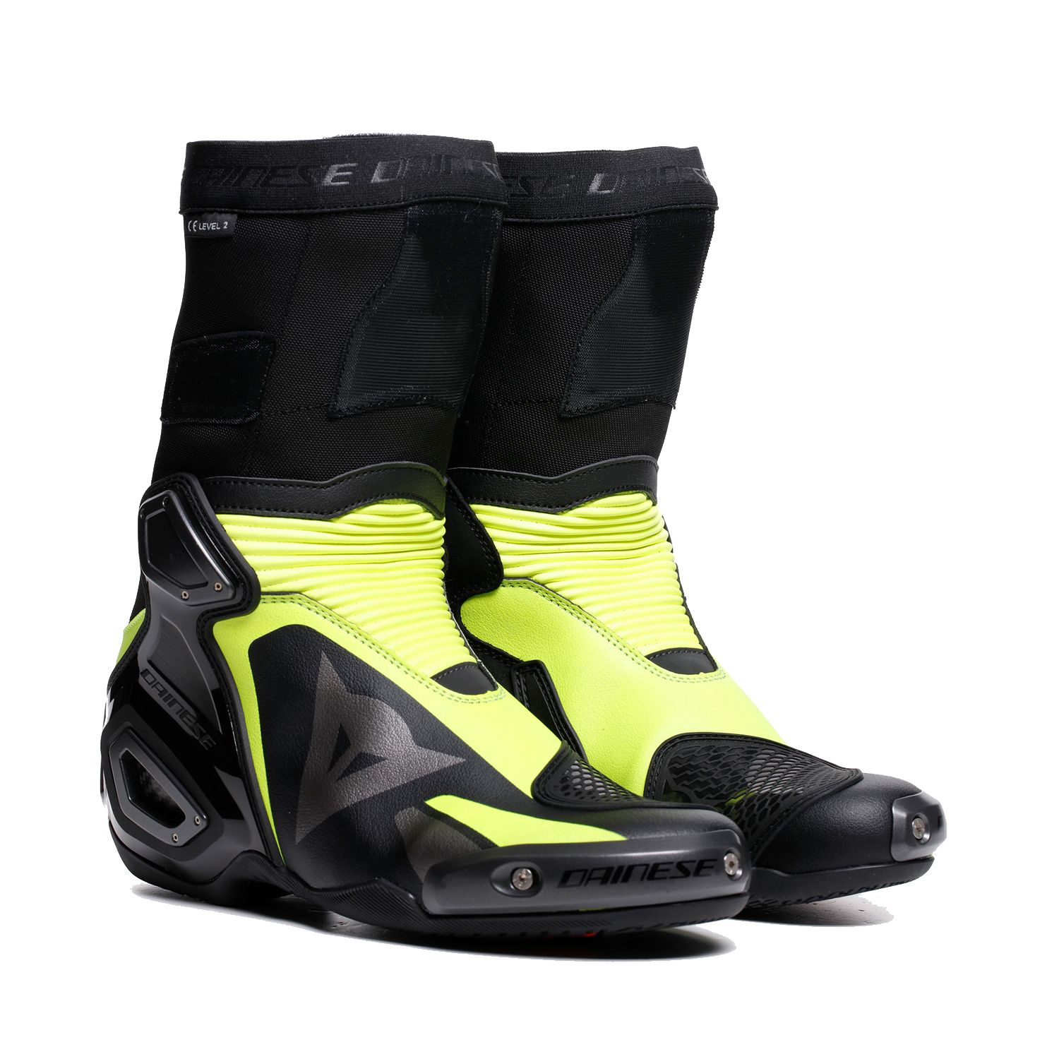 Dainese Axial 2 Laarzen Zwart Geel Fluo - Chromeburner
