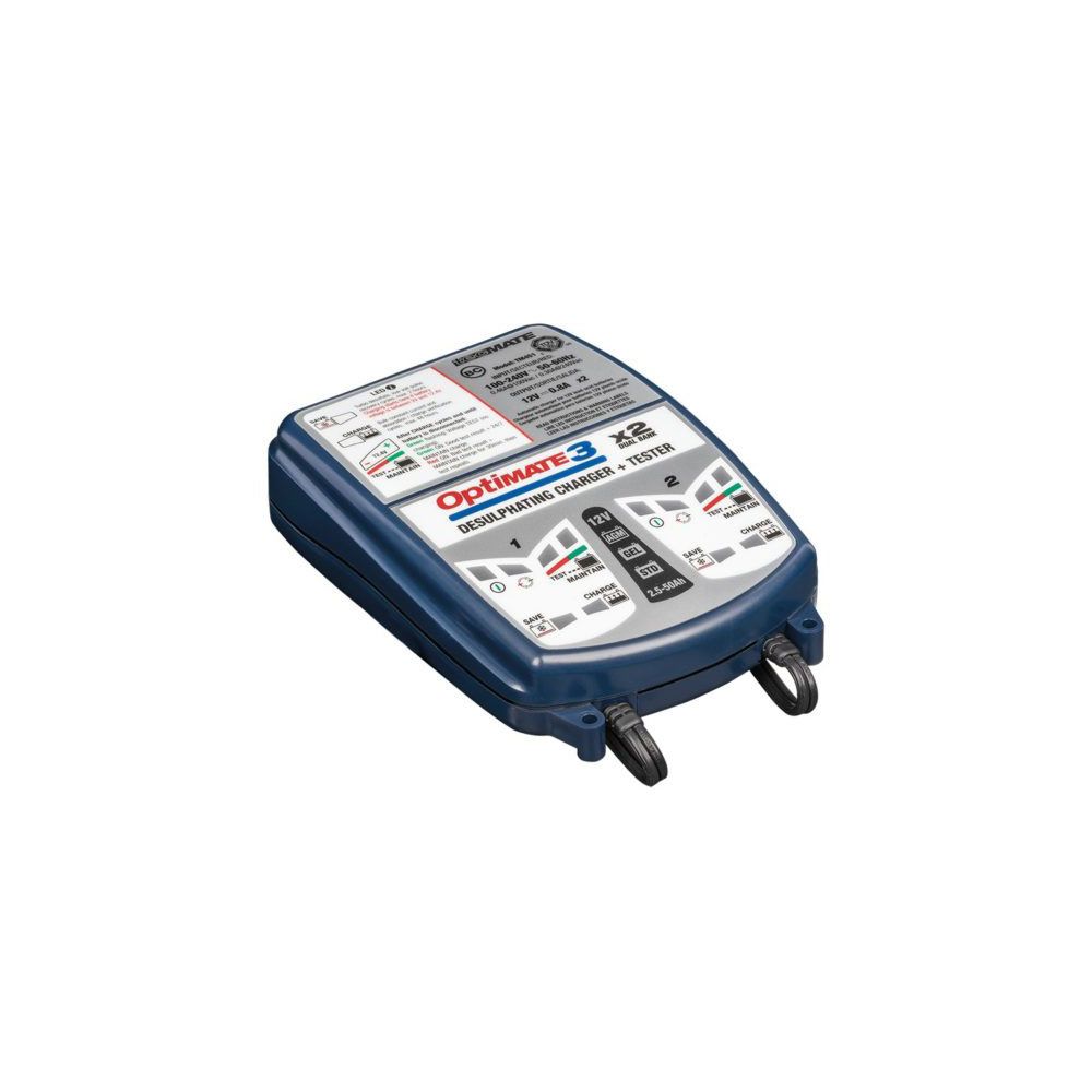 Optimate 3 acculader / druppellader 12V motor, scooter
