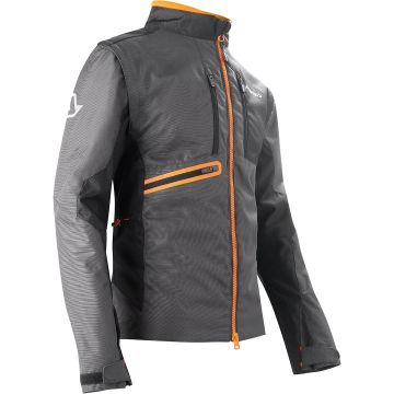 Acerbis Enduro One Zwart Oranje Textiele Motorjas