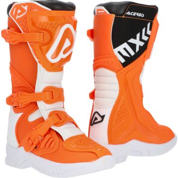 Acerbis X-Team JR Orange White Kids Motocross Boots