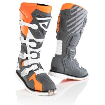 Acerbis X-Race Grey Orange Motocross Boots
