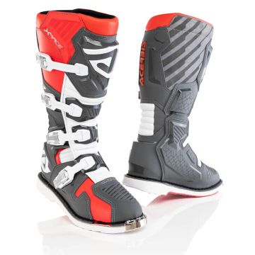 Acerbis X-Race Grey Red Motocross Boots